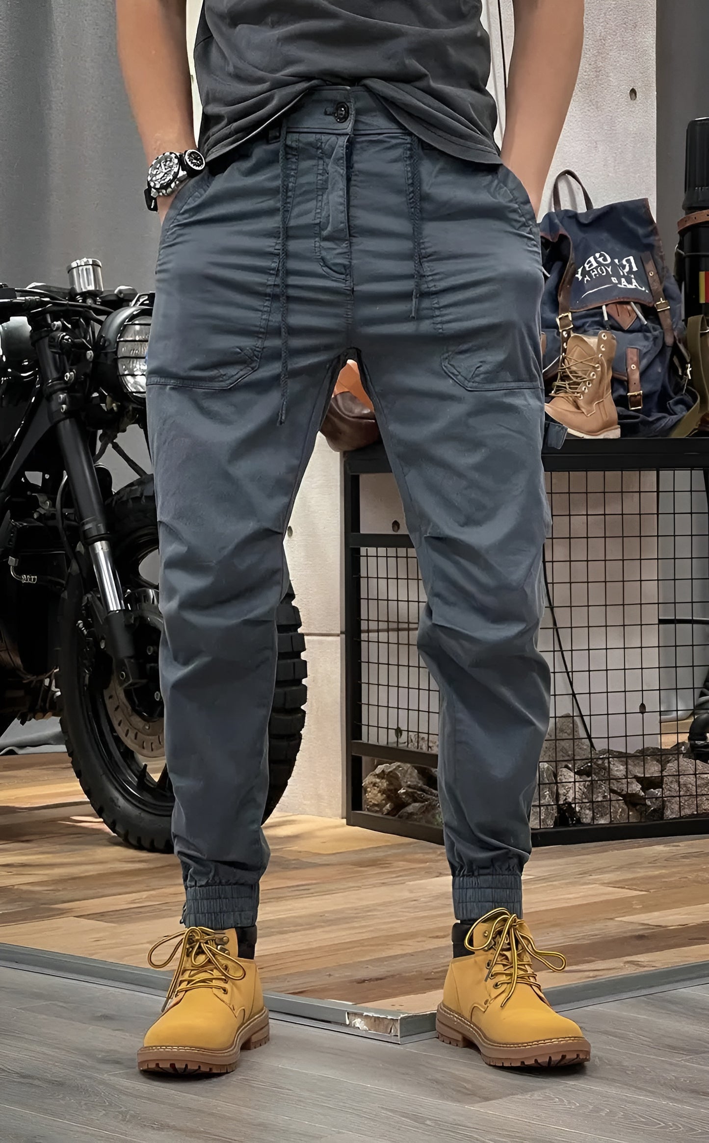 Oskar™ | Cargo Stretchbyxa med Spandex – Din Måste-Ha Favorit för Hösten!